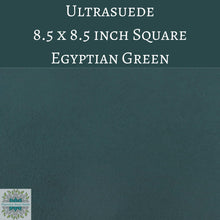  1 sheet) 8.5 Inch Square Ultrasuede Fabric Egyptian Green