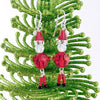 Kris Kringle Earring Kit_Swarovski Crystal_Bead Kit_Santa Claus Earring Kit_Wire Wrapping_Christmas Earrings_Jewelry Design