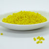 11 grams) Size 11/0 Seed Beads_Miyuki #404_Opaque Canary Yellow_Japanese Seed Beads