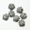 Antiqued Silver Bead Caps_7mm_Star Shape_20 pieces_Stringing_Jewelry Design_Findings_