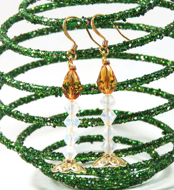 KIT_Swarovski Crystal Candle Earring Kit_Hanukkah_Christmas