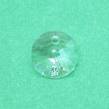  4) 10mm Preciosa Crystal Rivoli Pendants_Crystal Clear
