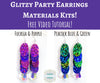 Kit_Glitzy Party Earrings_Materials Only_Free Video Tutorial