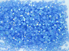  50 beads) 4mm Discontinued KaiYue Crystal Bicones Light Sapphire AB