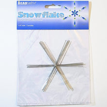  7 pieces) 4-1/2" Beadsmith Wire Snowflake Forms