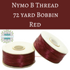72 yard bobbin) Nymo B Thread Red