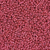 9 grams) 15/0 Miyuki Seed Beads #4211 Galvanized Duracoat Light Cranberry Pink