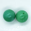 2 beads) 10mm Vtg 1970s Rare Swarovski Crystal Smooth Round Beads Jade