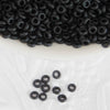 8/0 Demi Rounds_Toho Seed Beads_Opaque Frosted Jet_#49F_Matte Black_8 grams_Jewelry Design_Beading_Japanese Beads