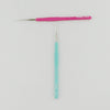 Tulip Fine Beading Awl with Cushion Grip_Pink or Mint Green_Sharp Tip_Made in Japan_Macrame Tools_Beading Tools