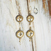 Orion Earring KIT_14K Goldfill Earwires_Swarovski Crystal_Bridal Earring DIY