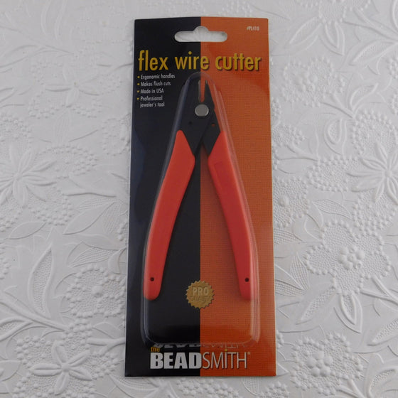 Soft Flex Cutters_Wire Cutters_Cutting Pliers_Beadsmith_5 inch_Flush Cutters_Ergonomic Handles_Made in USA