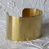 Brass Cuff Bracelet 1-1/2 inches wide_Cuff Blank_Jewelry Design_Bead Embroidery_Bead Supplies_
