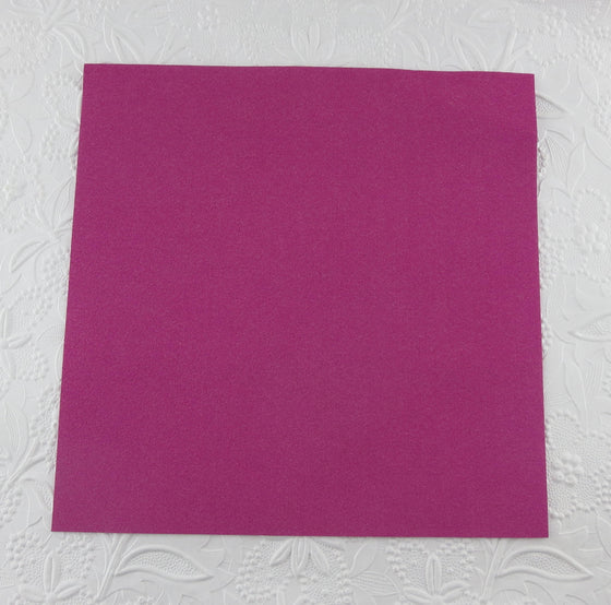 Fuchsia Ultrasuede Fabric_Bead Embroidery Backing_8.5x8.5 inches square_Microsuede_Jewelry Design_Beading Base