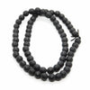 6mm Matte Faceted Onyx Rounds_Natural Beads_Stone Rounds_15 inch strand_Designer Quality_Inner Strength_Jewelry Design_Pagan Jewelry