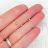 10 pieces) 14K Rose Goldfill 2x2mm Crimps_Crimp Beads