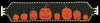 Pumpkin Patch Bracelet Kit_Peyote Stitch_Jack O'Lantern_Peyote Decrease_Halloween Bracelet_Jack O Lantern