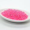 11/0 Toho Demi Rounds_#978 Neon Pink Lined Crystal Clear_Pink Lined Clear_Demis_9 grams