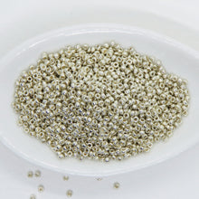  15/0 Seed Beads_Miyuki #4201_Galvanized Duracoat Silver_9 Grams_Size 15s_Japanese Seed Beads