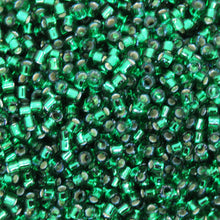  10 grams) 11/0 Delicas Silver Lined Dark Emerald Green_DB605