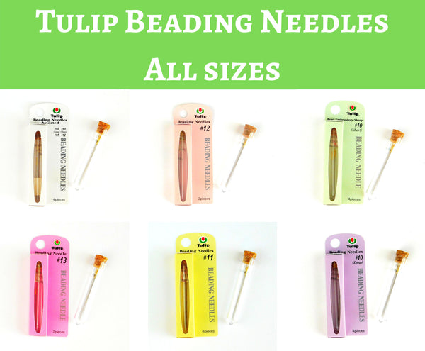 Tulip needles – size 12 premium beading needle - Island Cove Beads