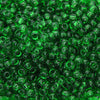 11 grams) 11/0 Japenese Seed Beads_Toho #7B_Transparent Dark Green