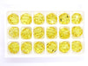 1 bead) 18mm Discontinued Preciosa Crystal Rounds_Sharp Yellow