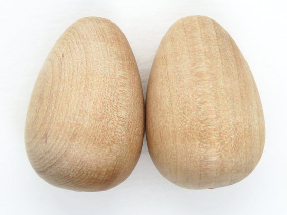 3 pcs) 40x27mm Mini Wooden Egg Blank for Crafting