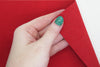 Flash Red Ultrasuede Light Fabric_8.5x8.5 inches square_Bead Embroidery_Microsuede