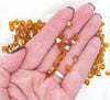 36 beads) 6mm Preciosa Crystal Bicones_Topaz AB