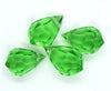 4 beads) 6x10mm Preciosa Crystal Drop Bead Pendants_Peridot