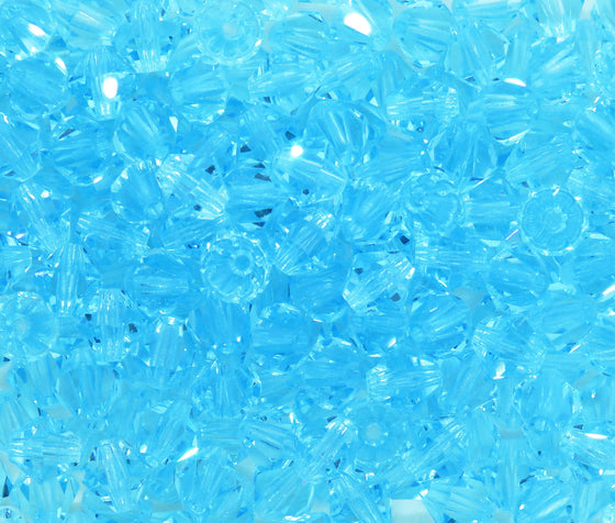 36 beads) 6mm Preciosa Crystal Bicones_Aquamarine