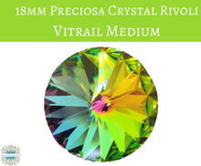  1 pc) 18mm Preciosa Crystal Rivoli_Vitrail Medium