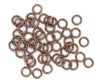 50 pieces) 6mm 18 gauge Open Jumprings_Antiqued Copper