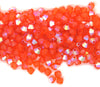 36 beads) 6mm Preciosa Crystal Bicones_Matte Hyacinth AB