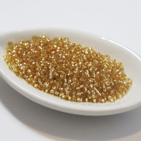 11/o Miyuki Seed Beads #3_Silver Lined Gold_11 grams