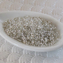  9 grams) 15/0 Japanese Seed Beads_Silver Lined Clear_Miyuki #1_Beadweaving_Jewelry Design_Beading Supplies